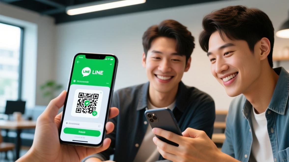 LINE加好友 - 扫码添加