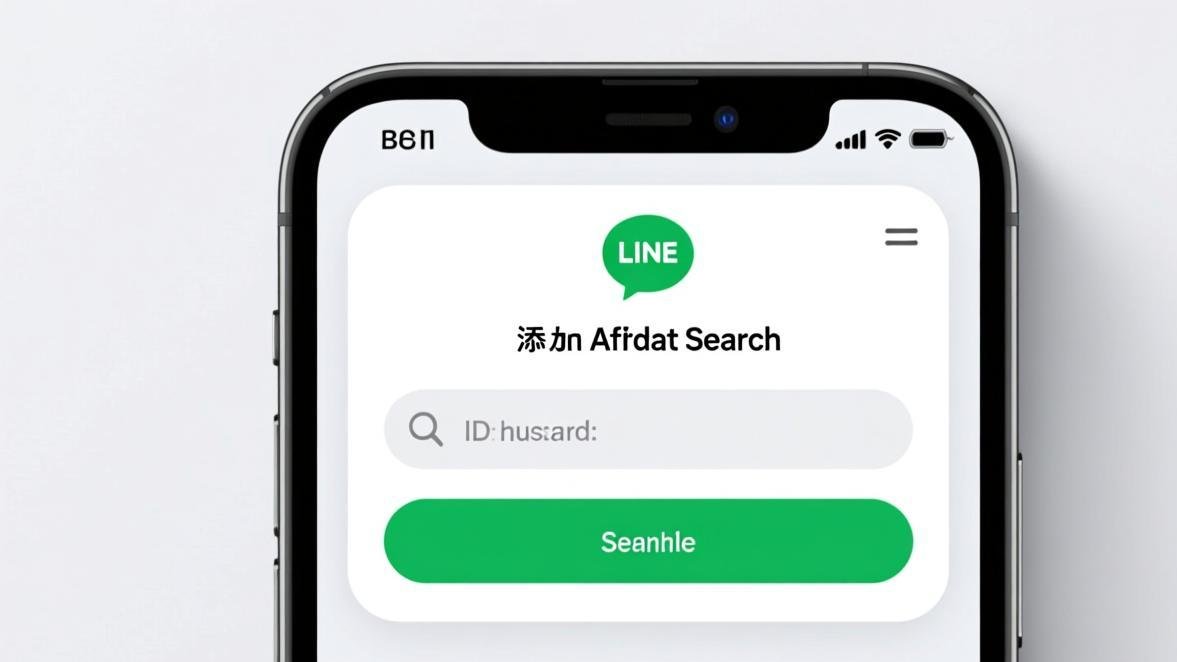 LINE加好友 - ID搜索界面