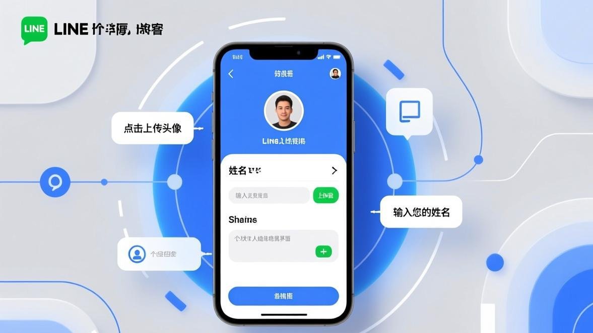 LINE改名字 - 资料完整设置