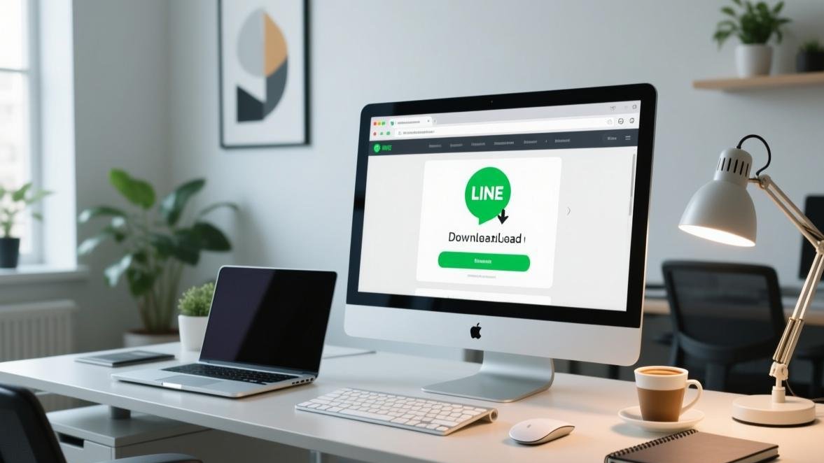 LINE下载 - 电脑端下载页面