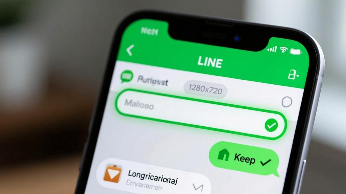 LINE Keep功能界面展示