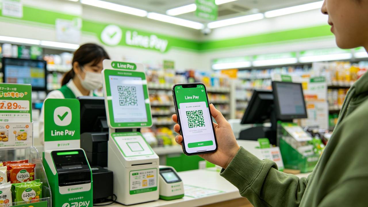 LINE Pay扫码付款使用