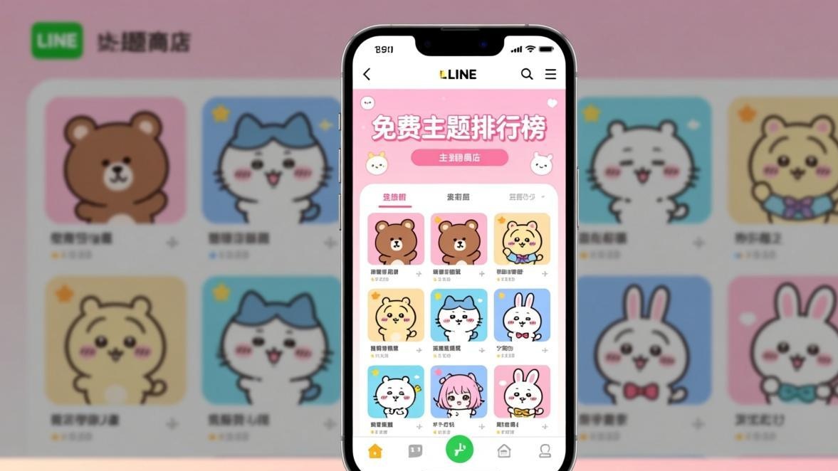 LINE主题商店界面展示