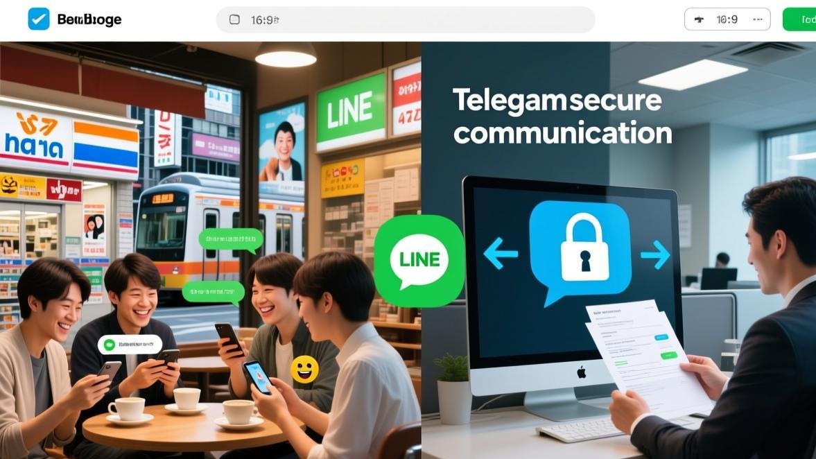 LINE vs Telegram - 使用场景